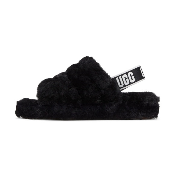 UGG Wmns Fluff Yeah Slide 'Black'- 7 - Picture 4 of 6